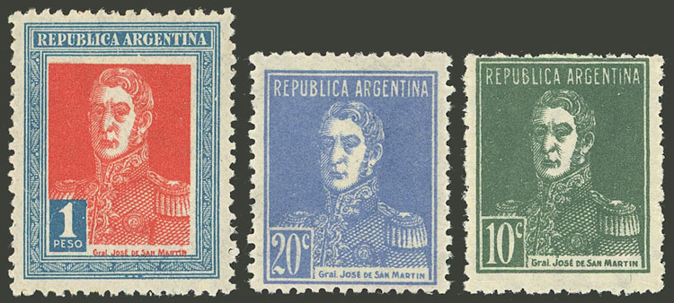 Lot 418 - Argentina general issues -  Guillermo Jalil - Philatino Auction # 2403 ARGENTINA: 