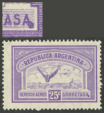 Lot 428 - Argentina general issues -  Guillermo Jalil - Philatino Auction # 2403 ARGENTINA: 