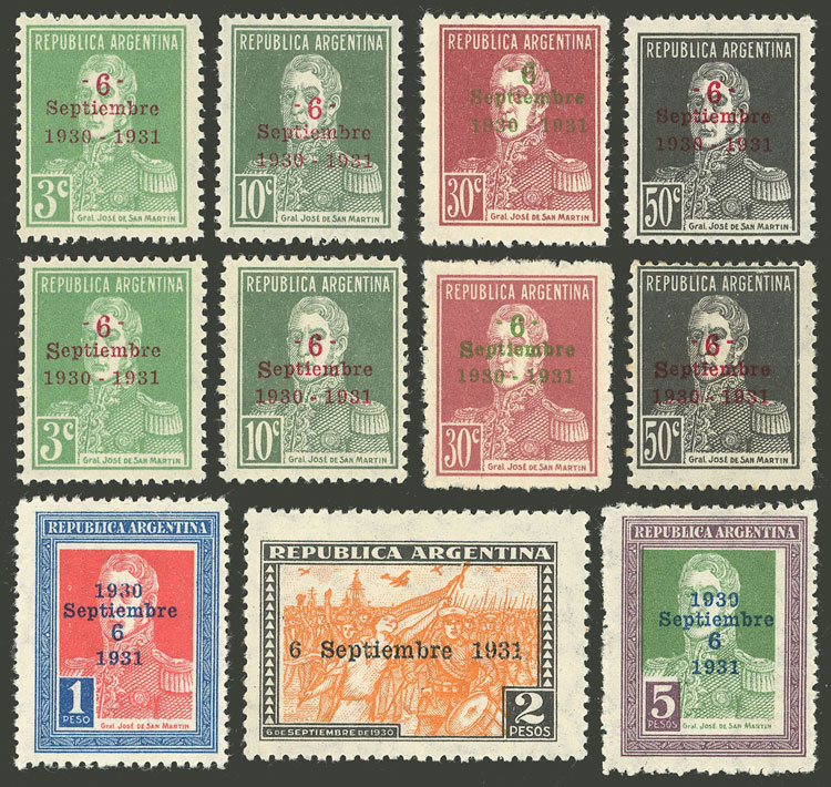Lot 470 - Argentina general issues -  Guillermo Jalil - Philatino Auction # 2403 ARGENTINA: 