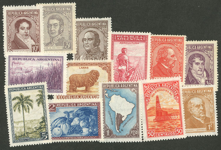 Lot 554 - Argentina general issues -  Guillermo Jalil - Philatino Auction # 2403 ARGENTINA: 