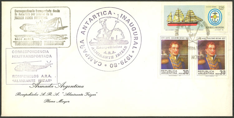 Lot 11 - argentine antarctica postal history - Guillermo Jalil - Philatino Auction # 2403 ARGENTINA: Lot 11 - argentine antarctica postal history - Guillermo Jalil - Philatino Auction # 2403 ARGENTINA: