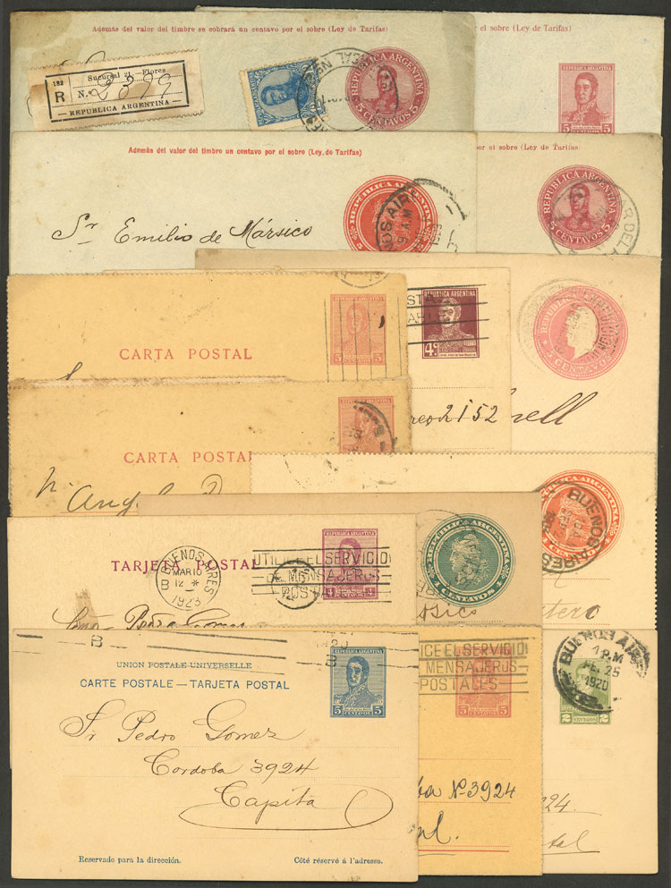 Lot 1396 - Argentina postal history - Guillermo Jalil - Philatino Auction # 2403 ARGENTINA: Lot 1396 - Argentina postal history - Guillermo Jalil - Philatino Auction # 2403 ARGENTINA: