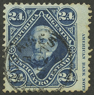 Lot 116 - Argentina general issues -  Guillermo Jalil - Philatino Auction # 2403 ARGENTINA: 