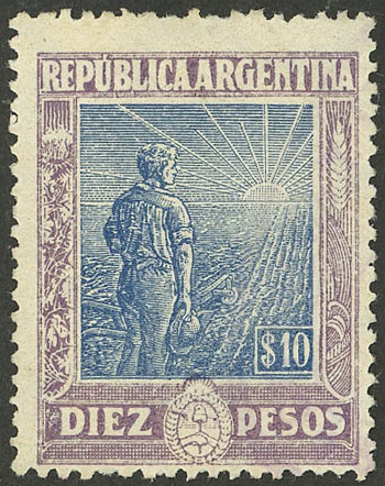 Lot 296 - Argentina general issues -  Guillermo Jalil - Philatino Auction # 2403 ARGENTINA: 