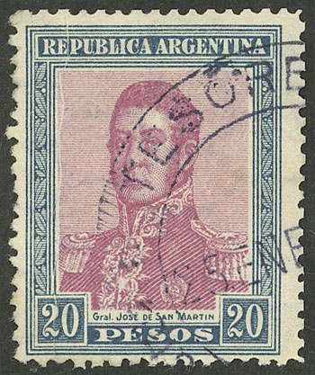 Lot 339 - Argentina general issues -  Guillermo Jalil - Philatino Auction # 2403 ARGENTINA: 