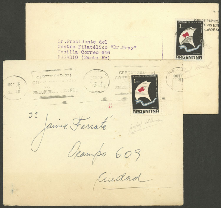 Lot 809 - Argentina general issues - Guillermo Jalil - Philatino Auction # 2403 ARGENTINA: Lot 809 - Argentina general issues - Guillermo Jalil - Philatino Auction # 2403 ARGENTINA: