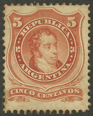 Lot 105 - Argentina general issues -  Guillermo Jalil - Philatino Auction # 2403 ARGENTINA: 