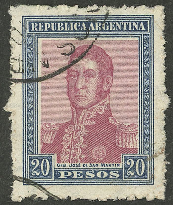 Lot 340 - Argentina general issues -  Guillermo Jalil - Philatino Auction # 2403 ARGENTINA: 
