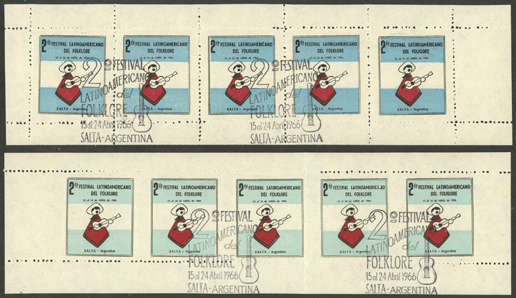 Lot 1505 - Argentina cinderellas - Guillermo Jalil - Philatino Auction # 2403 ARGENTINA: Lot 1505 - Argentina cinderellas - Guillermo Jalil - Philatino Auction # 2403 ARGENTINA: