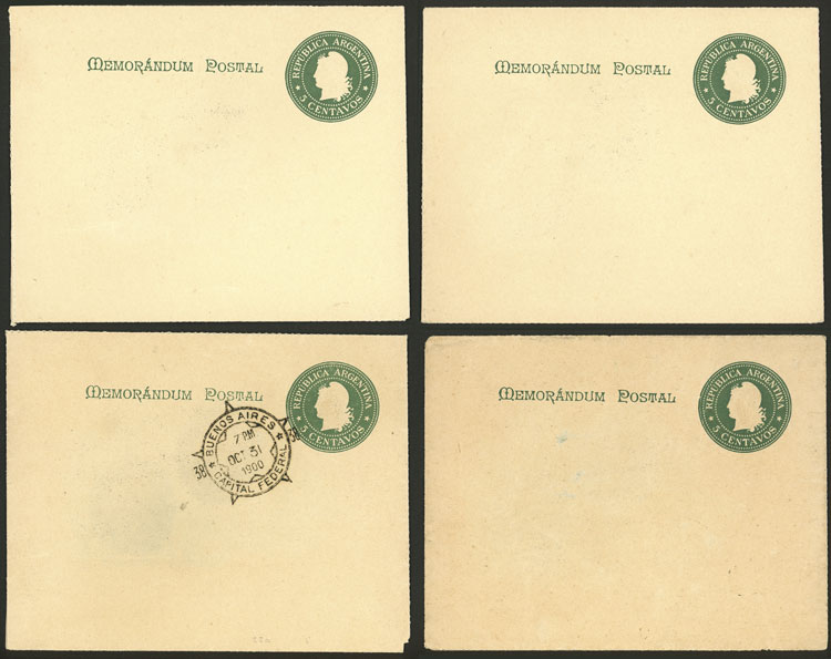 Lot 1354 - Argentina Postal stationery -  Guillermo Jalil - Philatino Auction # 2403 ARGENTINA: 