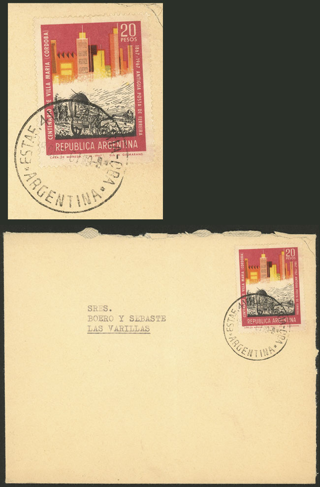 Lot 1447 - Argentina postal history -  Guillermo Jalil - Philatino Auction # 2403 ARGENTINA: 