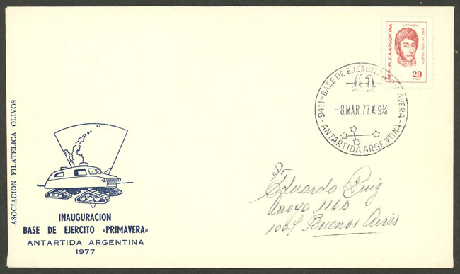 Lot 10 - argentine antarctica postal history - Guillermo Jalil - Philatino Auction # 2403 ARGENTINA: Lot 10 - argentine antarctica postal history - Guillermo Jalil - Philatino Auction # 2403 ARGENTINA: