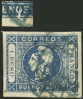 Lot 30 - Argentina cabecitas - Guillermo Jalil - Philatino Auction # 2403 ARGENTINA: Lot 30 - Argentina cabecitas - Guillermo Jalil - Philatino Auction # 2403 ARGENTINA: