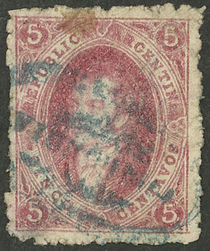 Lot 90 - Argentina rivadavias -  Guillermo Jalil - Philatino Auction # 2403 ARGENTINA: 
