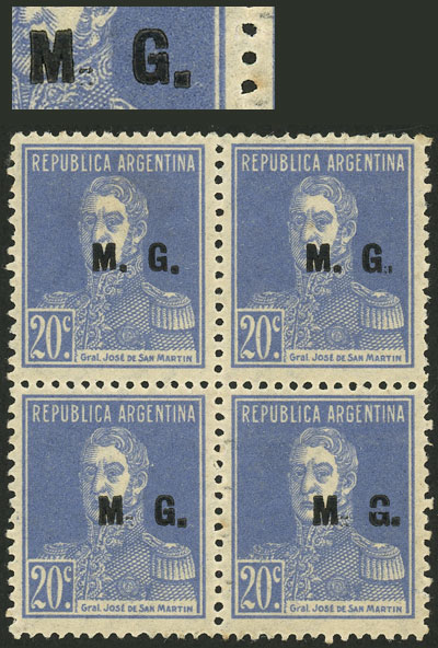 Lot 1189 - Argentina official stamps -  Guillermo Jalil - Philatino Auction # 2403 ARGENTINA: 
