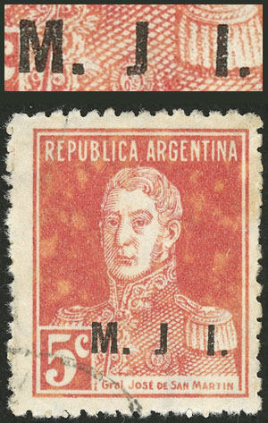 Lot 1227 - Argentina official stamps -  Guillermo Jalil - Philatino Auction # 2403 ARGENTINA: 