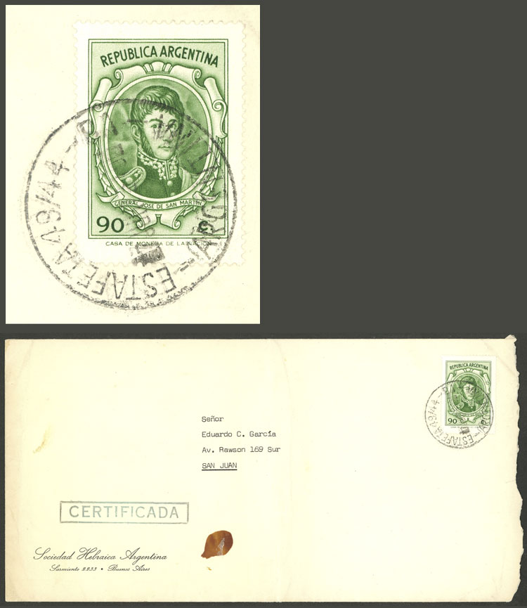 Lot 1451 - Argentina postal history -  Guillermo Jalil - Philatino Auction # 2403 ARGENTINA: 