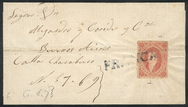 Lot 102 - Argentina rivadavias -  Guillermo Jalil - Philatino Auction # 2404 ARGENTINA: Special February auction (2nd part)