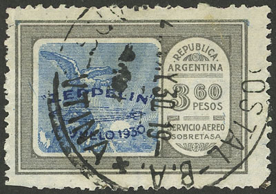 Lot 210 - Argentina airmail - Guillermo Jalil - Philatino Auction # 2404 ARGENTINA: Special February auction (2nd part) Lot 210 - Argentina airmail - Guillermo Jalil - Philatino Auction # 2404 ARGENTINA: Special February auction (2nd part)