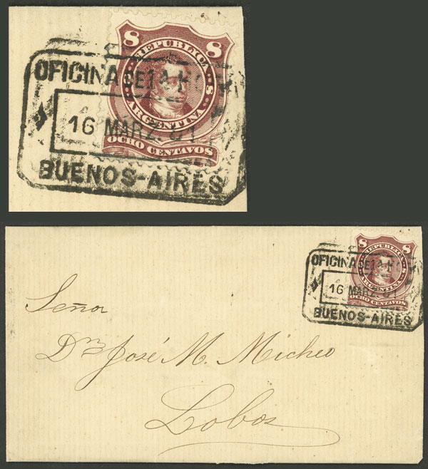 Lot 245 - Argentina postal history - Guillermo Jalil - Philatino Auction # 2404 ARGENTINA: Special February auction (2nd part) Lot 245 - Argentina postal history - Guillermo Jalil - Philatino Auction # 2404 ARGENTINA: Special February auction (2nd part)