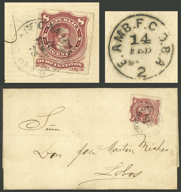 Lot 243 - Argentina postal history - Guillermo Jalil - Philatino Auction # 2404 ARGENTINA: Special February auction (2nd part) Lot 243 - Argentina postal history - Guillermo Jalil - Philatino Auction # 2404 ARGENTINA: Special February auction (2nd part)