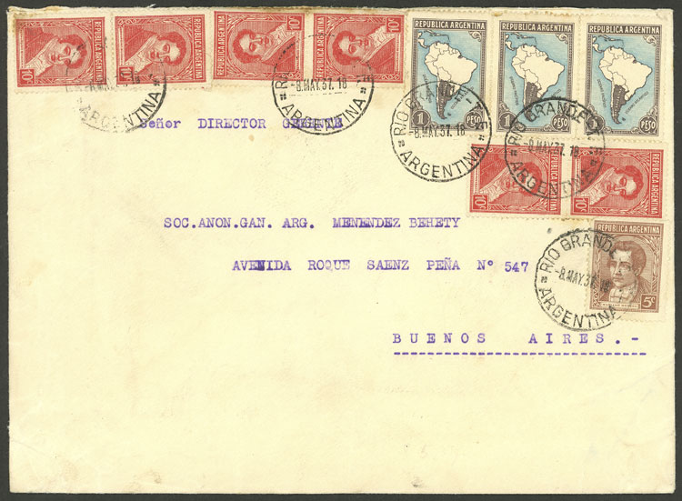 Lot 292 - Argentina postal history - Guillermo Jalil - Philatino Auction # 2404 ARGENTINA: Special February auction (2nd part) Lot 292 - Argentina postal history - Guillermo Jalil - Philatino Auction # 2404 ARGENTINA: Special February auction (2nd part)
