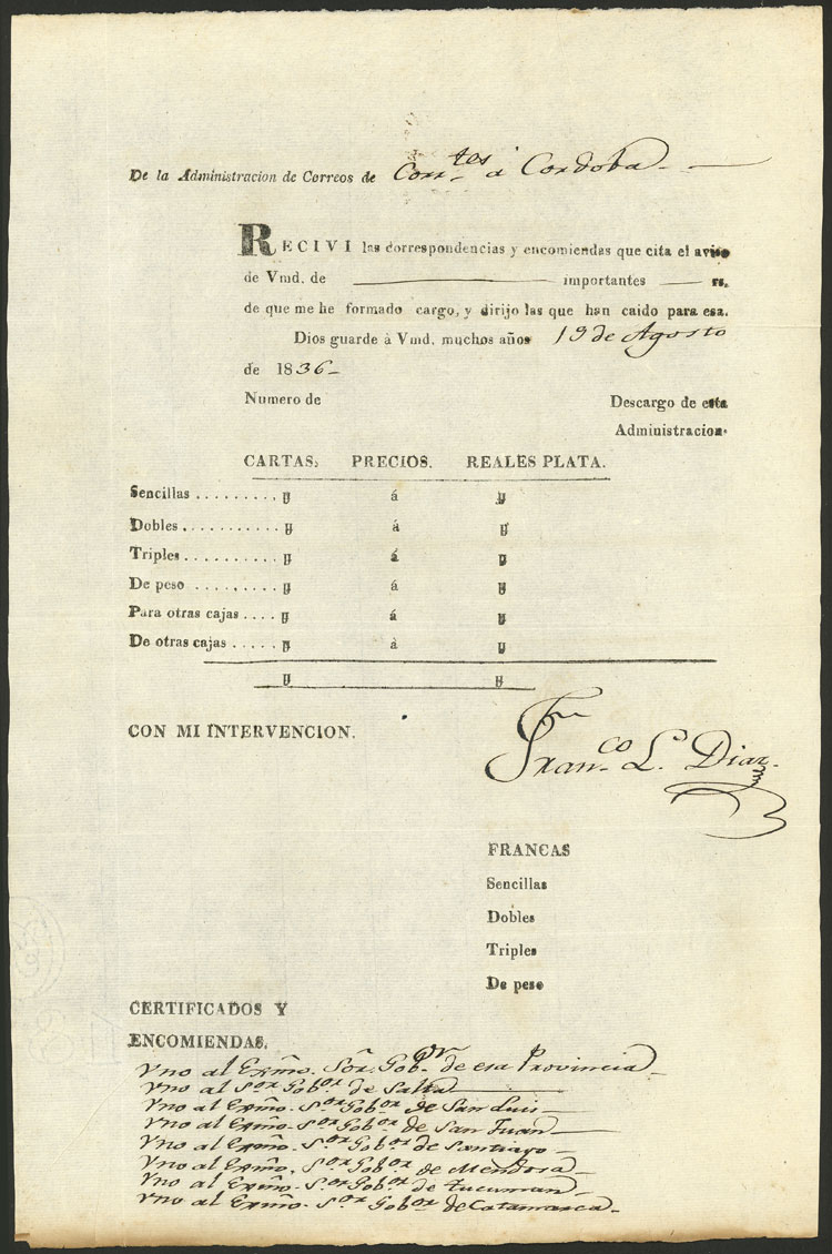 Lot 238 - Argentina postal history - Guillermo Jalil - Philatino Auction # 2404 ARGENTINA: Special February auction (2nd part) Lot 238 - Argentina postal history - Guillermo Jalil - Philatino Auction # 2404 ARGENTINA: Special February auction (2nd part)