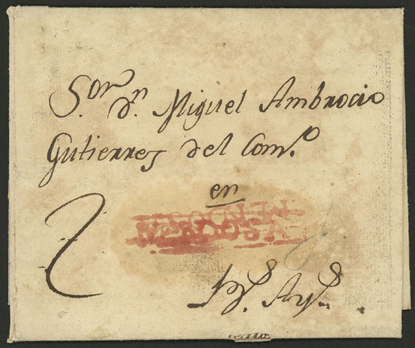Lot 232 - Argentina pre-stamp mail - Guillermo Jalil - Philatino Auction # 2404 ARGENTINA: Special February auction (2nd part) Lot 232 - Argentina pre-stamp mail - Guillermo Jalil - Philatino Auction # 2404 ARGENTINA: Special February auction (2nd part)