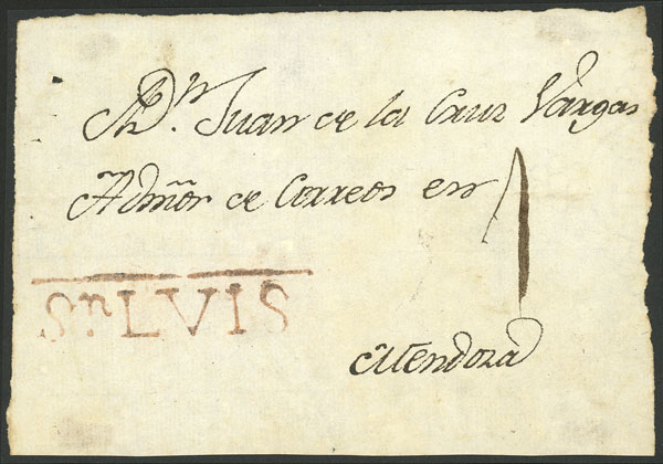 Lot 235 - Argentina pre-stamp mail - Guillermo Jalil - Philatino Auction # 2404 ARGENTINA: Special February auction (2nd part) Lot 235 - Argentina pre-stamp mail - Guillermo Jalil - Philatino Auction # 2404 ARGENTINA: Special February auction (2nd part)