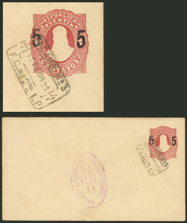 Lot 253 - Argentina postal history -  Guillermo Jalil - Philatino Auction # 2404 ARGENTINA: Special February auction (2nd part)