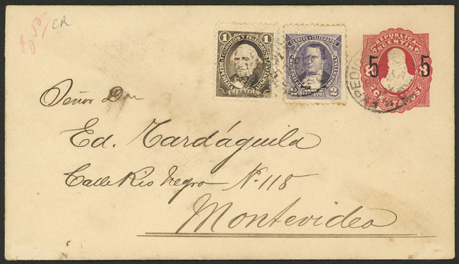 Lot 255 - Argentina postal history -  Guillermo Jalil - Philatino Auction # 2404 ARGENTINA: Special February auction (2nd part)