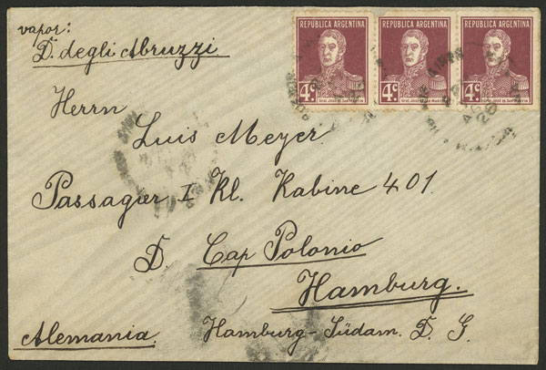 Lot 283 - Argentina postal history - Guillermo Jalil - Philatino Auction # 2404 ARGENTINA: Special February auction (2nd part) Lot 283 - Argentina postal history - Guillermo Jalil - Philatino Auction # 2404 ARGENTINA: Special February auction (2nd part)