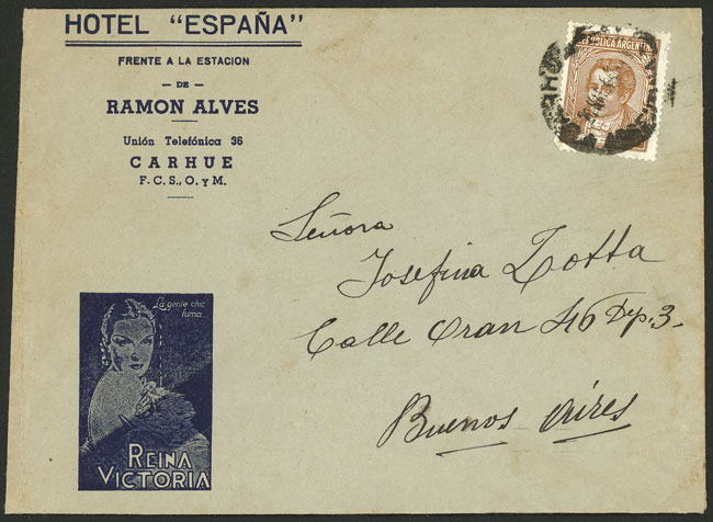 Lot 293 - Argentina postal history - Guillermo Jalil - Philatino Auction # 2404 ARGENTINA: Special February auction (2nd part) Lot 293 - Argentina postal history - Guillermo Jalil - Philatino Auction # 2404 ARGENTINA: Special February auction (2nd part)