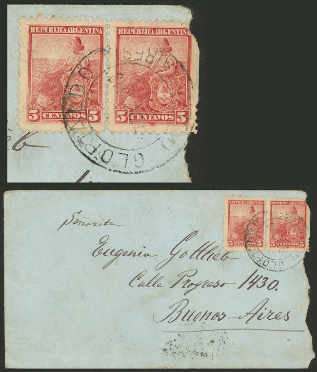 Lot 278 - Argentina postal history - Guillermo Jalil - Philatino Auction # 2404 ARGENTINA: Special February auction (2nd part) Lot 278 - Argentina postal history - Guillermo Jalil - Philatino Auction # 2404 ARGENTINA: Special February auction (2nd part)