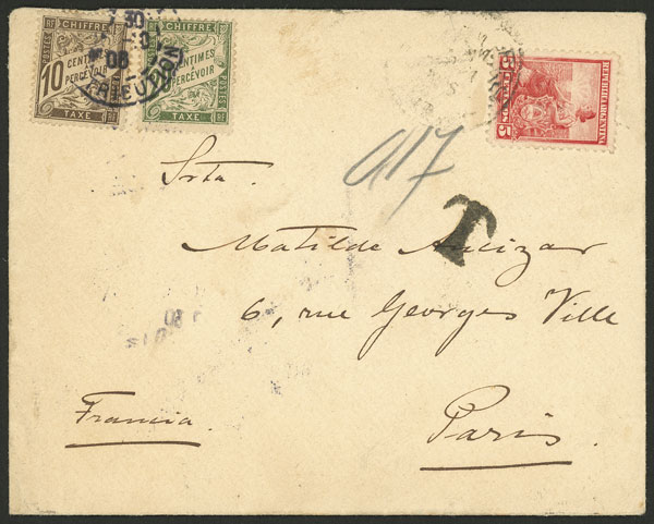 Lot 276 - Argentina postal history - Guillermo Jalil - Philatino Auction # 2404 ARGENTINA: Special February auction (2nd part) Lot 276 - Argentina postal history - Guillermo Jalil - Philatino Auction # 2404 ARGENTINA: Special February auction (2nd part)