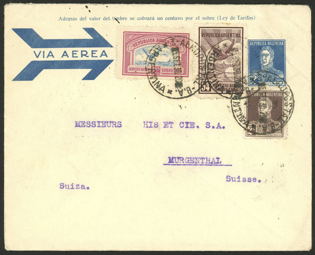 Lot 286 - Argentina postal history - Guillermo Jalil - Philatino Auction # 2404 ARGENTINA: Special February auction (2nd part) Lot 286 - Argentina postal history - Guillermo Jalil - Philatino Auction # 2404 ARGENTINA: Special February auction (2nd part)