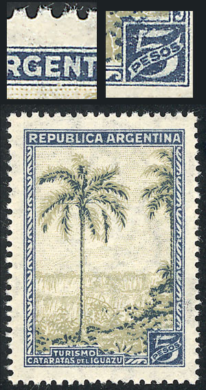 Lot 309 - Argentina general issues -  Guillermo Jalil - Philatino Auction # 2405 ARGENTINA: