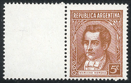 Lot 342 - Argentina general issues -  Guillermo Jalil - Philatino Auction # 2405 ARGENTINA: