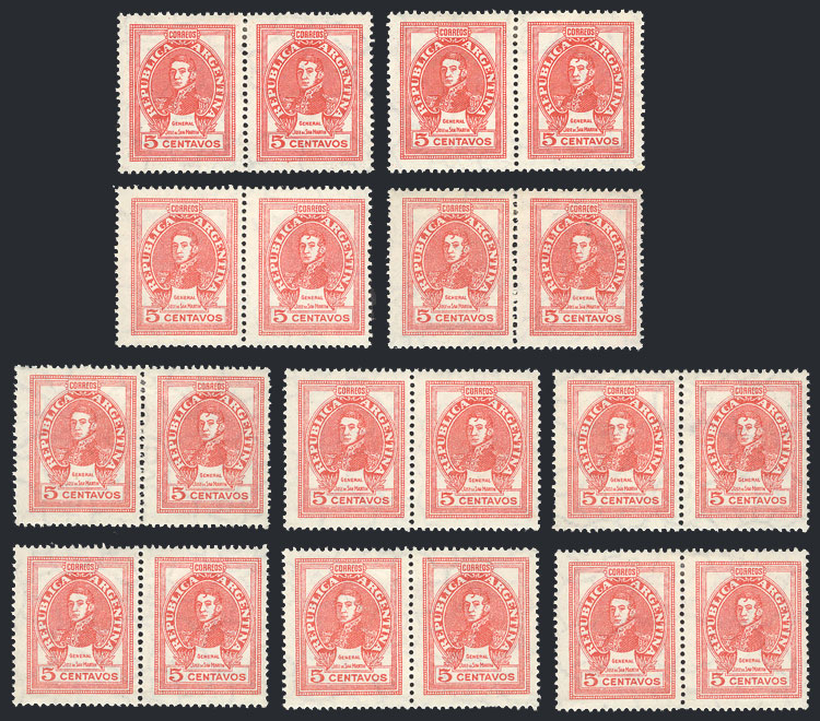 Lot 394 - Argentina general issues -  Guillermo Jalil - Philatino Auction # 2405 ARGENTINA: