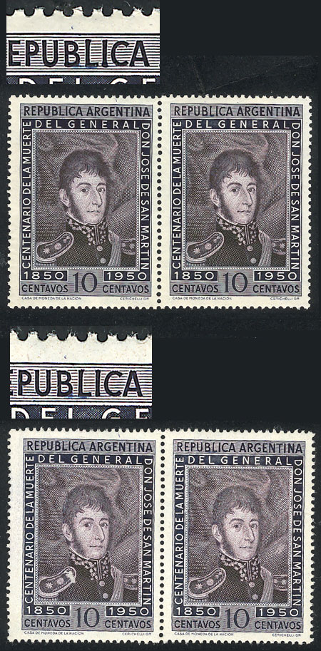 Lot 451 - Argentina general issues - Guillermo Jalil - Philatino Auction # 2405 ARGENTINA: Lot 451 - Argentina general issues - Guillermo Jalil - Philatino Auction # 2405 ARGENTINA: