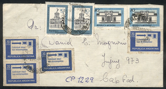 Lot 1059 - Argentina postal history -  Guillermo Jalil - Philatino Auction # 2405 ARGENTINA: