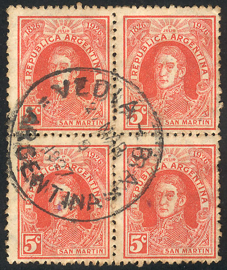 Lot 258 - Argentina general issues -  Guillermo Jalil - Philatino Auction # 2405 ARGENTINA: