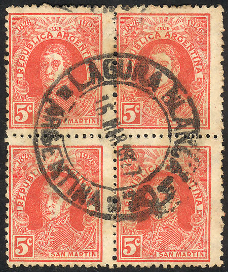 Lot 260 - Argentina general issues -  Guillermo Jalil - Philatino Auction # 2405 ARGENTINA: