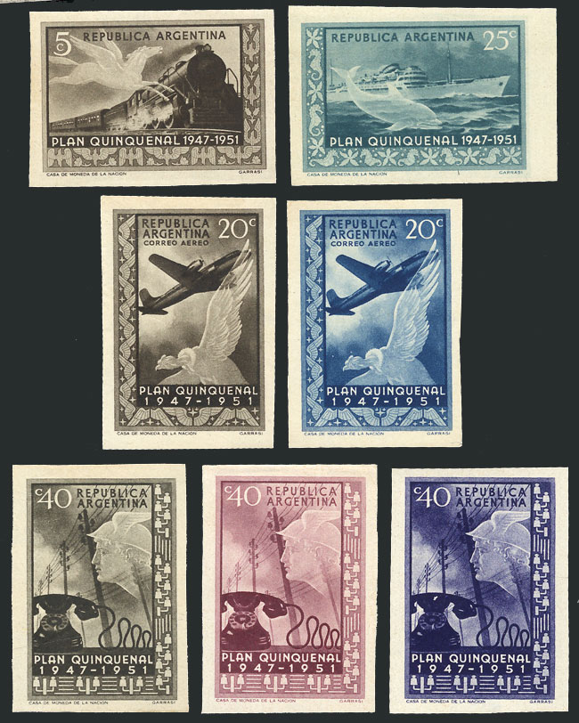 Lot 460 - Argentina general issues - Guillermo Jalil - Philatino Auction # 2405 ARGENTINA: Lot 460 - Argentina general issues - Guillermo Jalil - Philatino Auction # 2405 ARGENTINA: