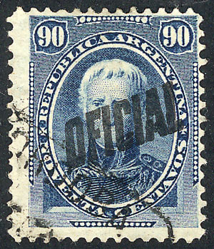 Lot 887 - Argentina official stamps - Guillermo Jalil - Philatino Auction # 2405 ARGENTINA: Lot 887 - Argentina official stamps - Guillermo Jalil - Philatino Auction # 2405 ARGENTINA: