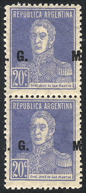 Lot 895 - Argentina official stamps - Guillermo Jalil - Philatino Auction # 2405 ARGENTINA: Lot 895 - Argentina official stamps - Guillermo Jalil - Philatino Auction # 2405 ARGENTINA: