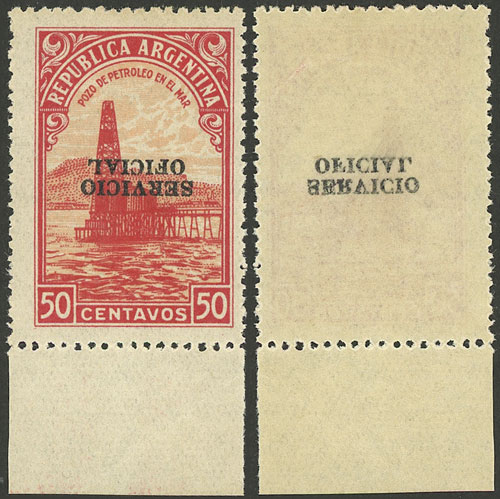 Lot 921 - Argentina official stamps - Guillermo Jalil - Philatino Auction # 2405 ARGENTINA: Lot 921 - Argentina official stamps - Guillermo Jalil - Philatino Auction # 2405 ARGENTINA:
