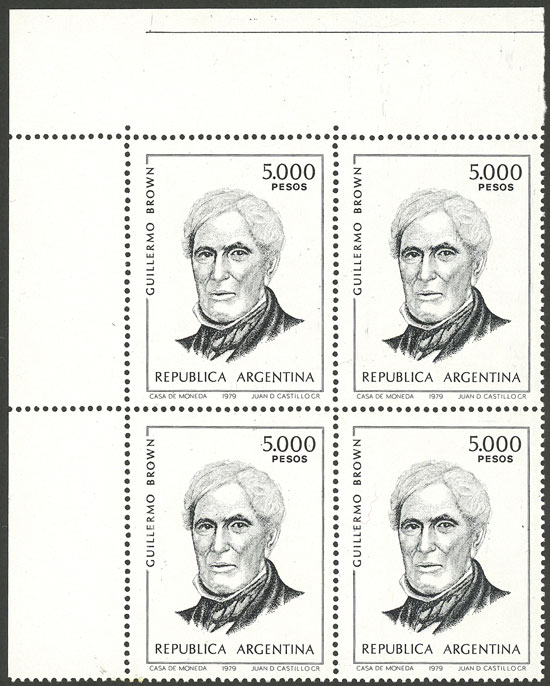 Lot 703 - Argentina general issues -  Guillermo Jalil - Philatino Auction # 2405 ARGENTINA: