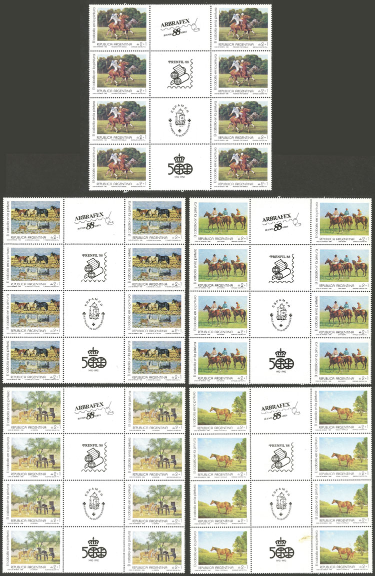 Lot 729 - Argentina general issues - Guillermo Jalil - Philatino Auction # 2405 ARGENTINA: Lot 729 - Argentina general issues - Guillermo Jalil - Philatino Auction # 2405 ARGENTINA: