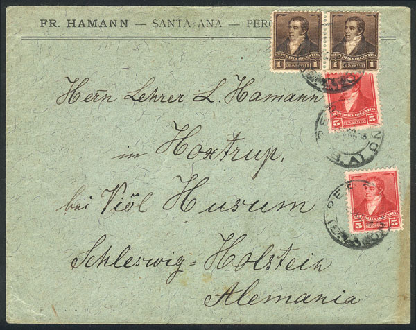 Lot 970 - Argentina postal history -  Guillermo Jalil - Philatino Auction # 2405 ARGENTINA: